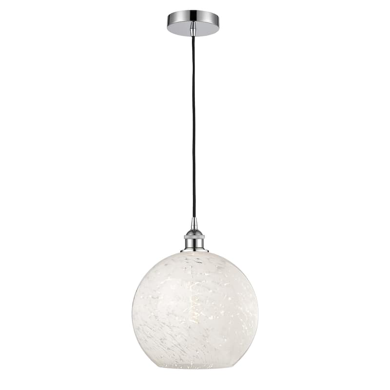 Innovations Lighting 616-1P 14 12 White Mouchette Pendant White