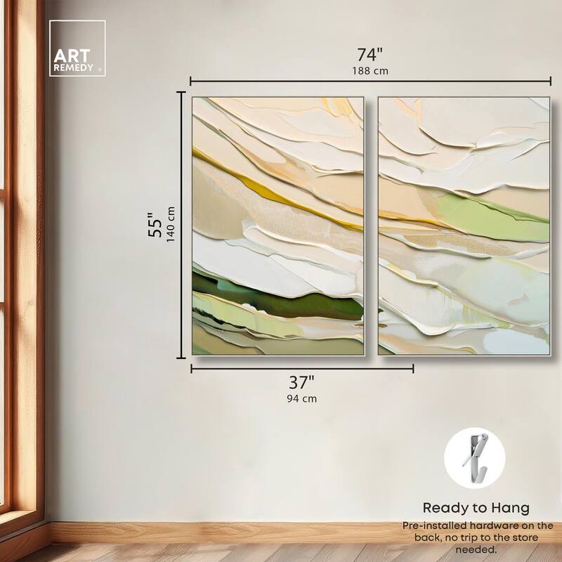 Mossy Glen Canvas Set of 2 by Art Remedy