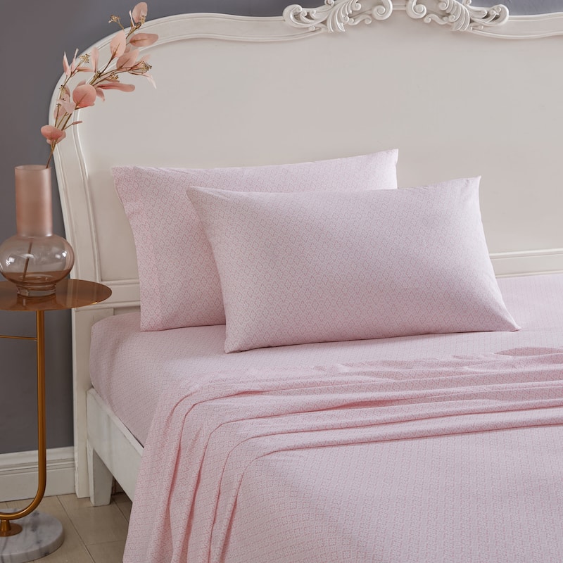 Betsey Johnson Printed Cotton Percale Cotton Sheet Sets