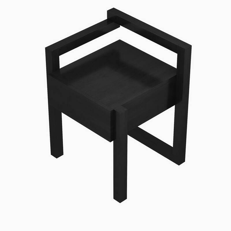 Modern End Table Set of 2, Square 2-Tier Nightstand with Storage Drawer, Side Table with Wood Legs for Living Room, Bedroom