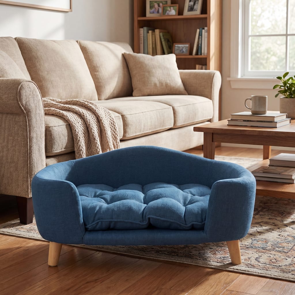 Ferncliffe Mid Century Fabric Pet Bed by Christopher Knight Home