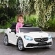 preview thumbnail 28 of 34, Aosom Mercedes SLC 300 Licensed Kids Electric Car with Remote Control, 12V Battery Powered Kids Ride on Car White