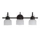 preview thumbnail 95 of 113, Shirley Metal/Glass LED Vanity Light, by JONATHAN Y