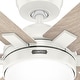 preview thumbnail 13 of 18, Hunter 52" Georgetown ENERGY STAR® Ceiling Fan w/ LED Light, Remote - Contemporary - Easy Install!