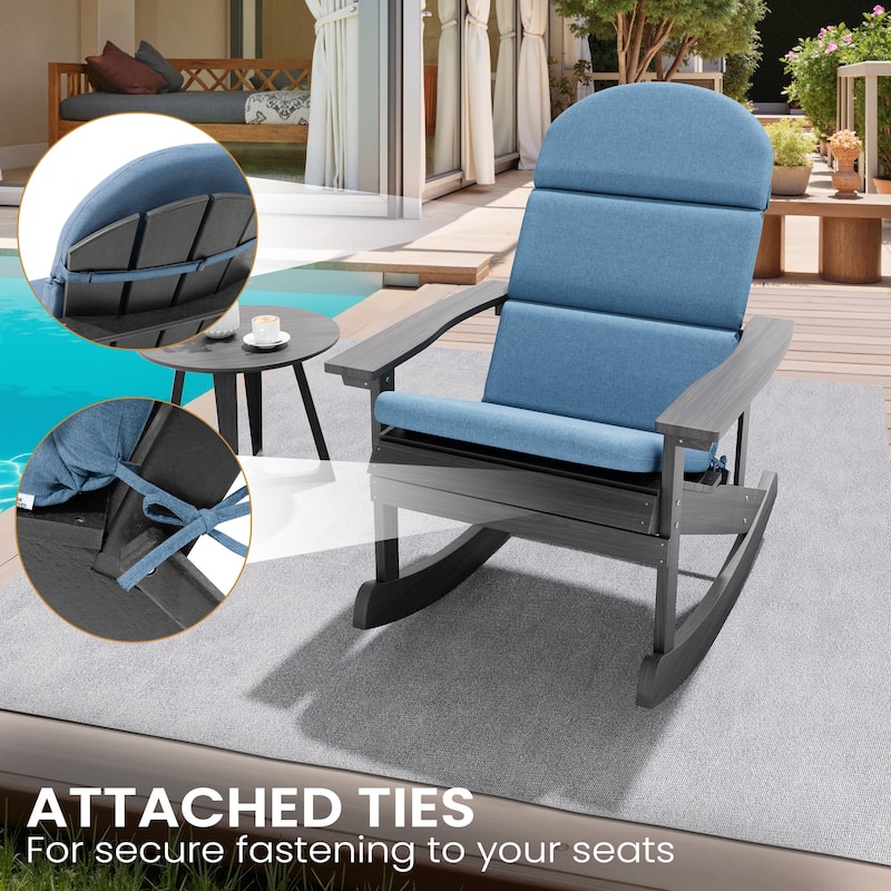Outdoor Adirondack Chairs Cushion with Sunbrela Fabric
