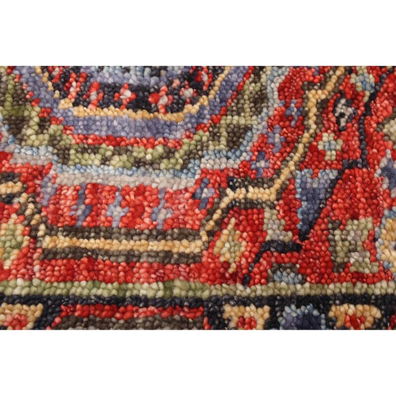 ECARPETGALLERY Hand-knotted Mamluk Red Wool Rug - 2'8 x 7'7