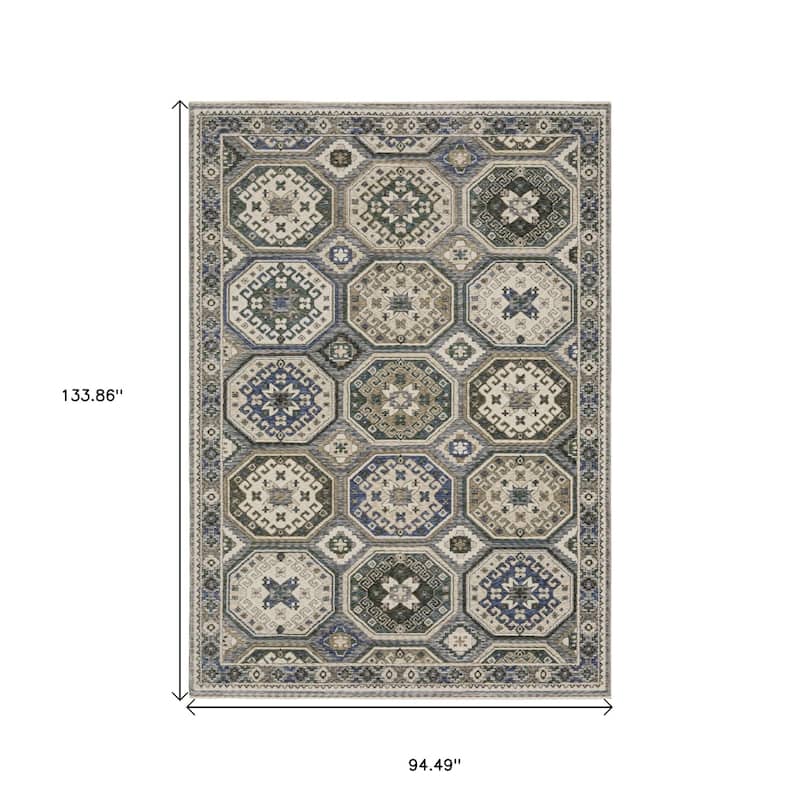 HomeRootsMedallion Bohemian Runner Area Rug