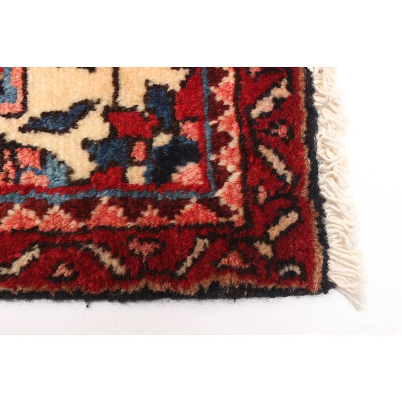 ECARPETGALLERY Hand-knotted Andelz Red Wool Rug - 2'11 x 16'6