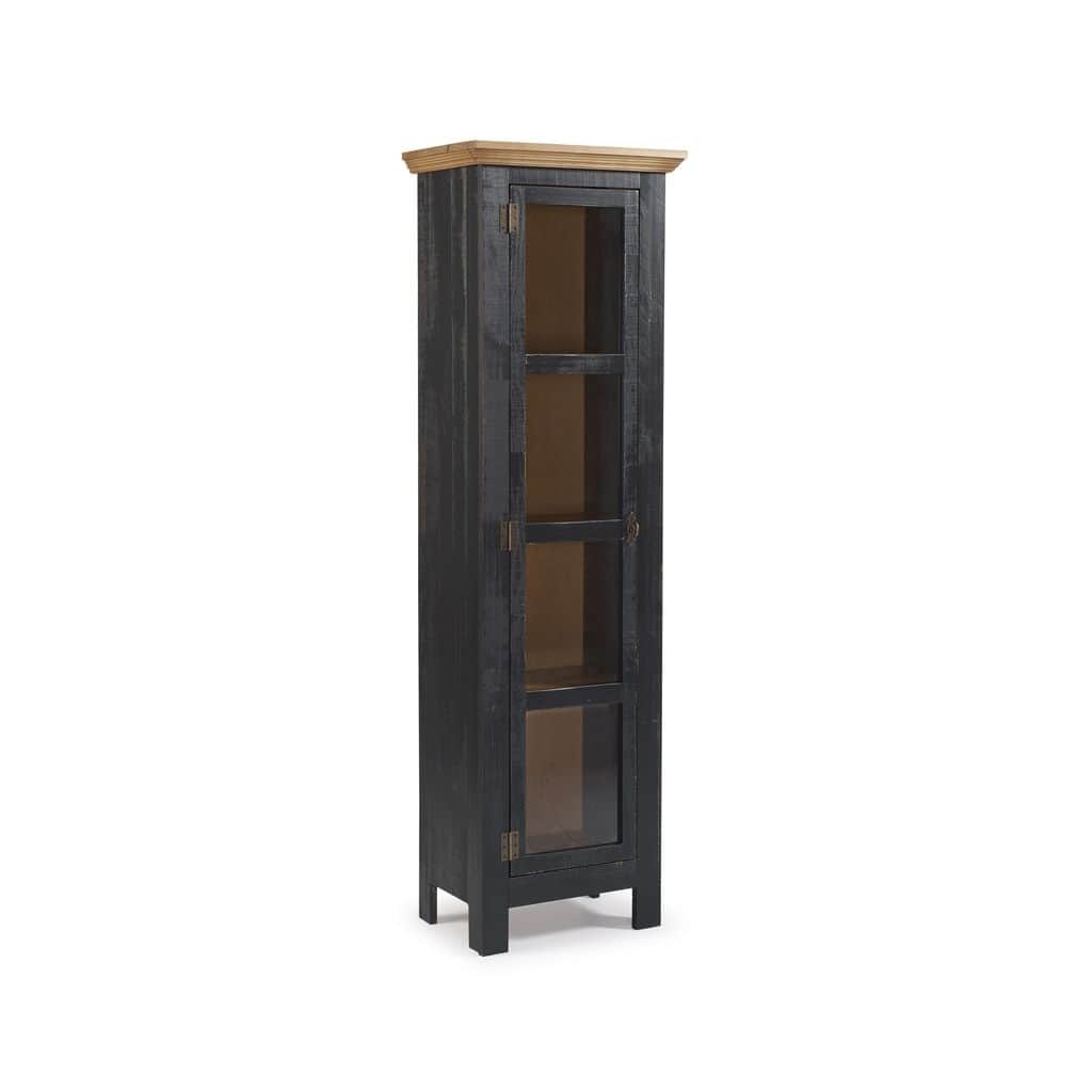 The Beach House Design Sunrise Narrow Cabinet Glass Door Compact Storage