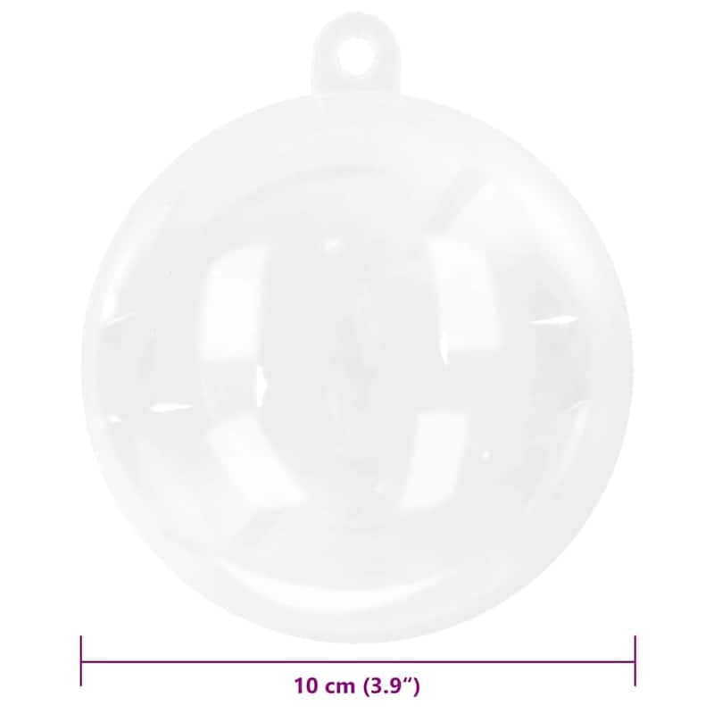 vidaXL Christmas Bauble Set 25 pcs Ø 10 cm - 3.9 x 3.9 x 3.9