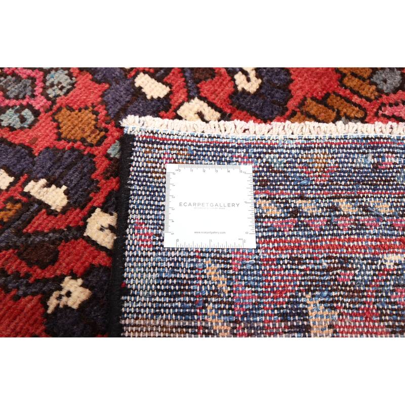 ECARPETGALLERY Hand-knotted Andelz Red Wool Rug - 3'1 x 9'11