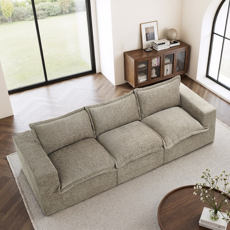Comfy Cloud Couch Plush Modular Sectional Sofa For Living Room