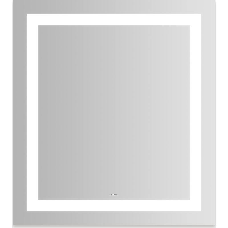 Robern Vitality 36" W x 40" H Rectangular Mirror with Built-In LED - Natural