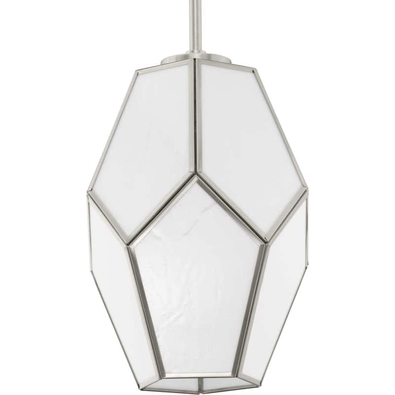 Progress Lighting P500435 Latham 9" Wide Mini Pendant - Brushed Nickel