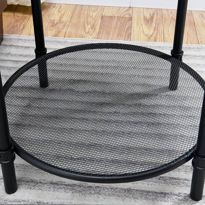 Round Industrial End Table, 2Tier Bed Bath & Beyond 36764793