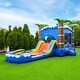 preview thumbnail 10 of 16, HeroKiddo 15' Ocean Shark Commercial Grade Inflatable Water Slide with Detachable Splash Pool & Air Blower for Kids and Adult
