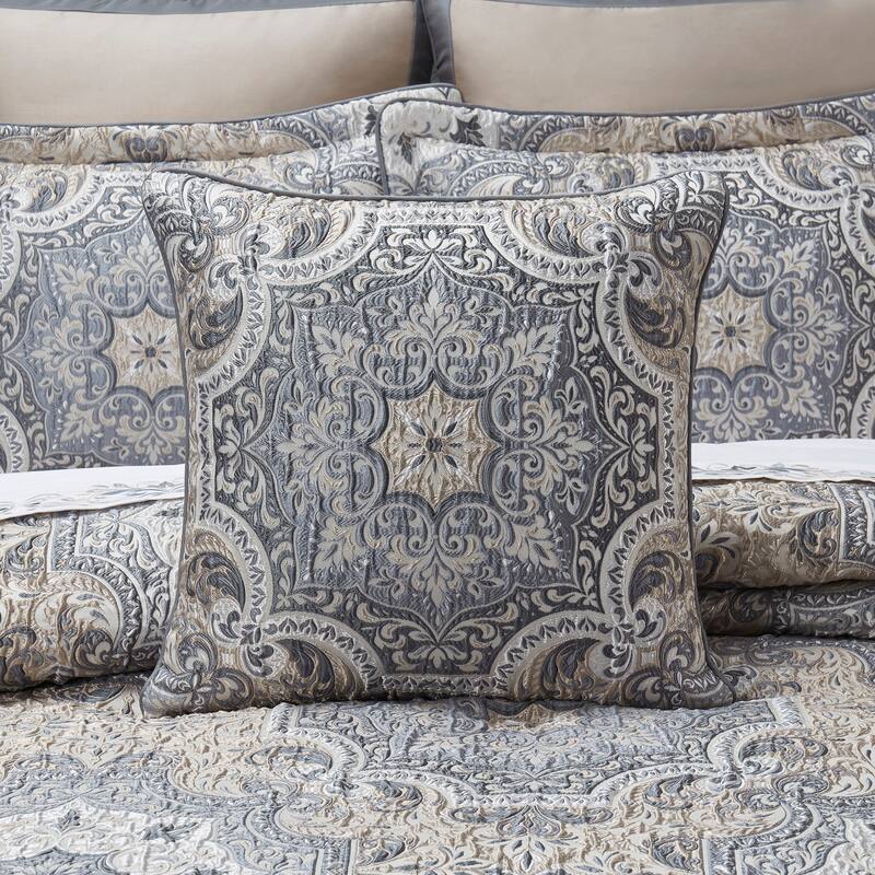 Legend 20" Square Decorative Throw Pillow - Polyester - Powder Blue - Accent