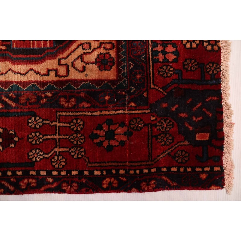 ECARPETGALLERY Hand-knotted Anadol Vintage Black, Red Wool Rug - 5'3 x 8'9