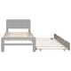 preview thumbnail 16 of 23, Twin Size Platform Bed w/Trundle & Headboard, Twin Bed Frame for Kids