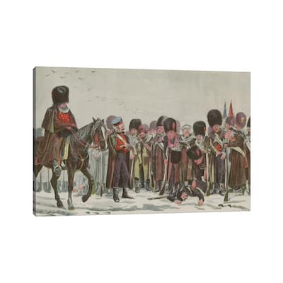 iCanvas "The Roll Call (Illustration From Truth), Christmas Edition, December 25, 1892" by English School Canvas Print