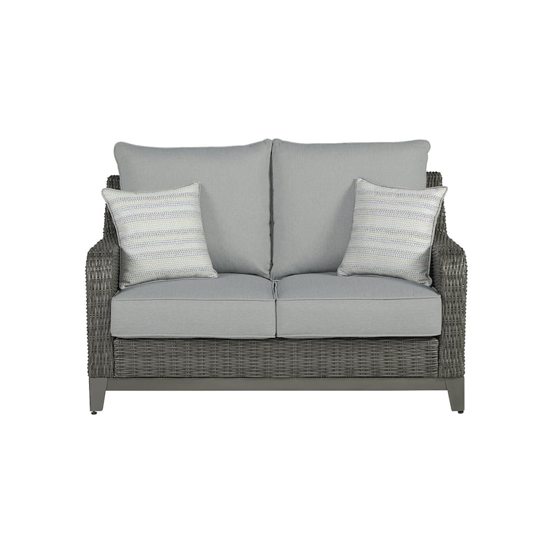 Signature Design by Ashley Elite Park Outdoor Loveseat - 57"W x 36"D x 33"H
