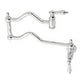 preview thumbnail 17 of 23, Heritage Wall Mount Pot Filler Kitchen Faucet Polished Chrome
