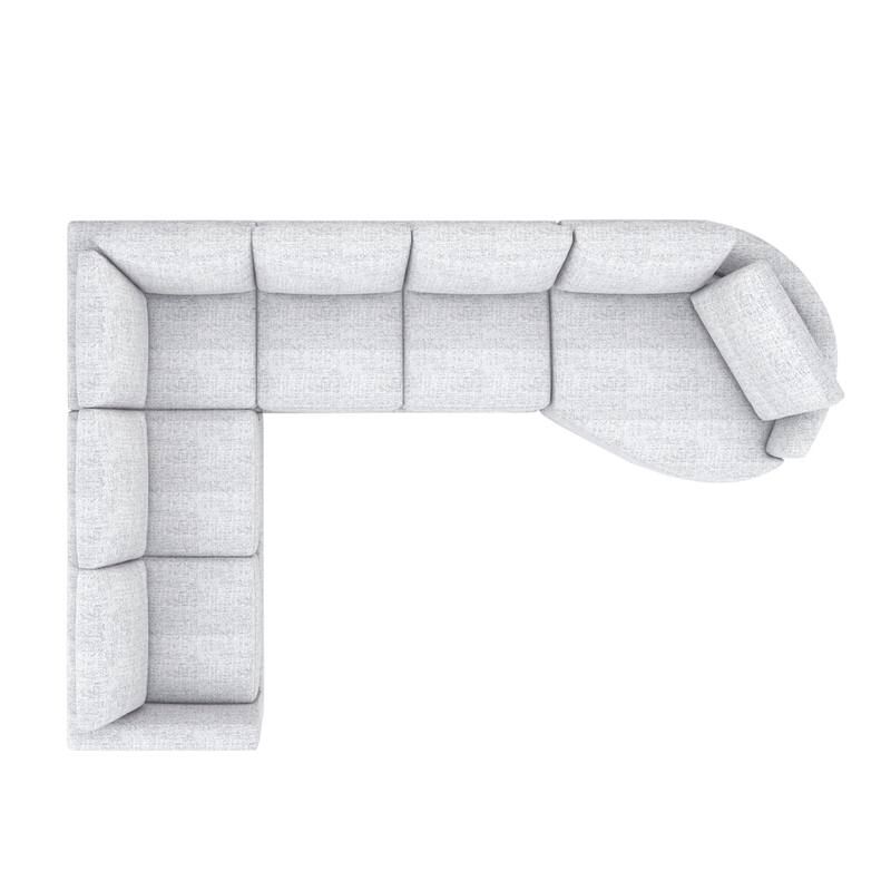 Laguna 165.5" 4-Piece Modular Sectional Sofa