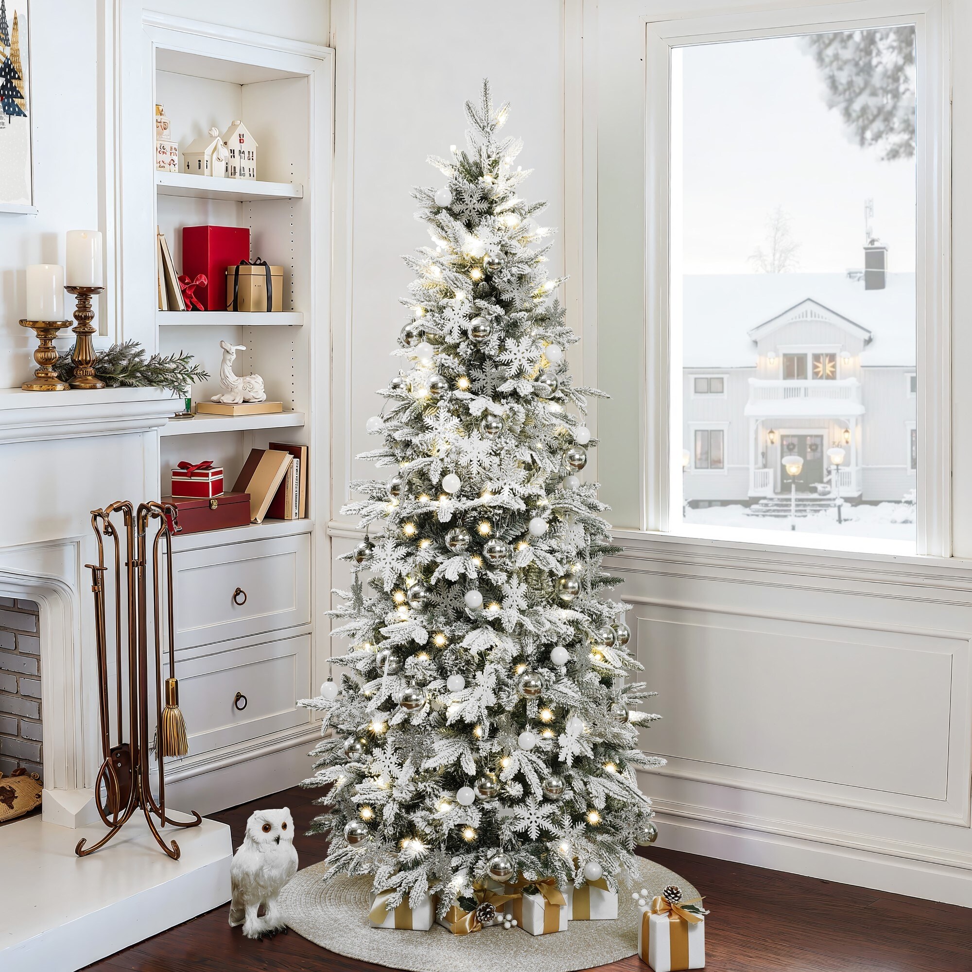 6ft pre lit tree top