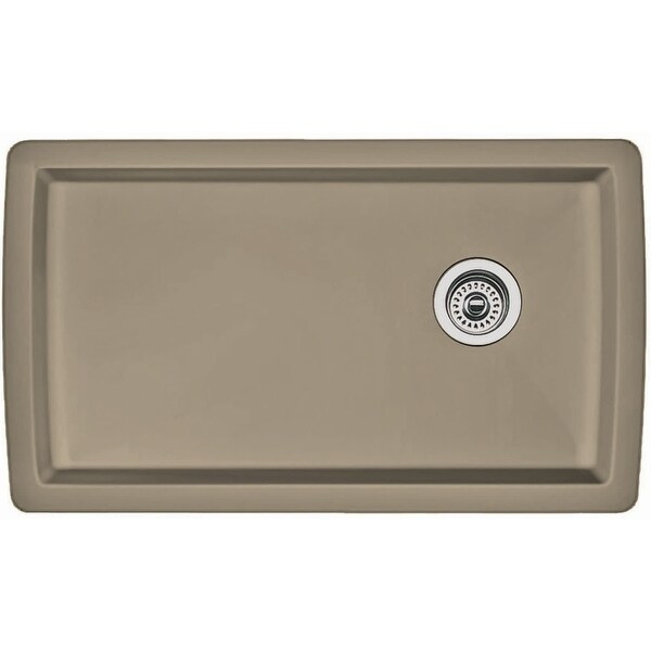 Blanco 441765 Diamond 33 1 2 Silgranit Granite Composite Undermount Super Single Bowl Kitchen Sink Truffle