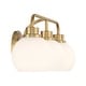 preview thumbnail 2 of 19, Bellevue SHBF93290 3 Light 24" Wide Vanity Light with Opal Glass