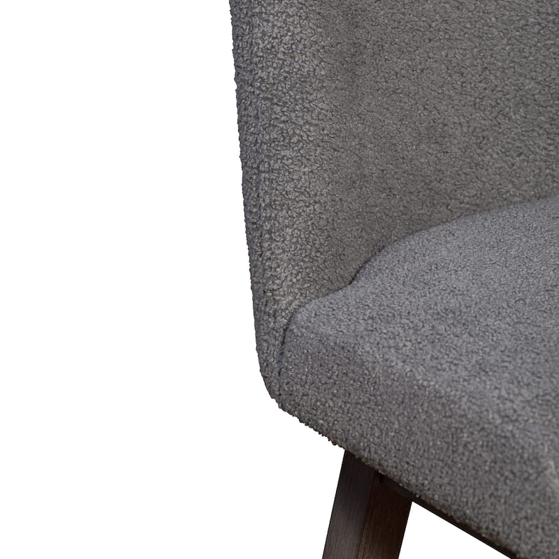 Amalie Upholstered Bar Stool, Swivel Counter Chair with Solid Wood Frame
