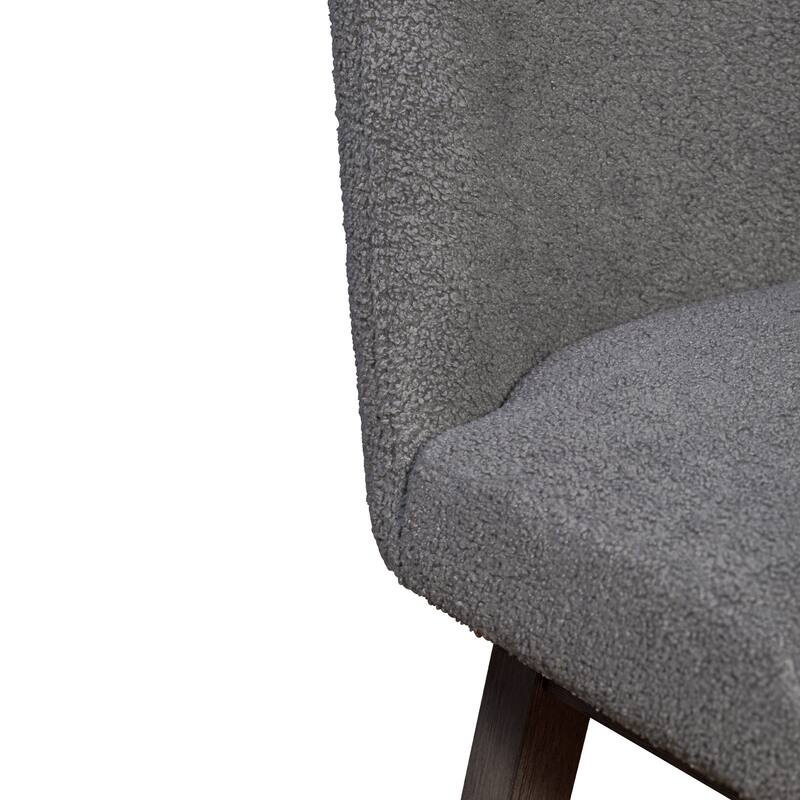 Amalie Upholstered Bar Stool, Swivel Counter Chair with Solid Wood Frame