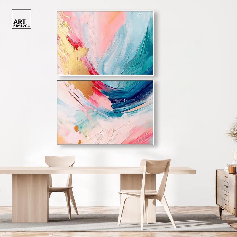 Burst of Energy Canvas Set of 2 by Art Remedy