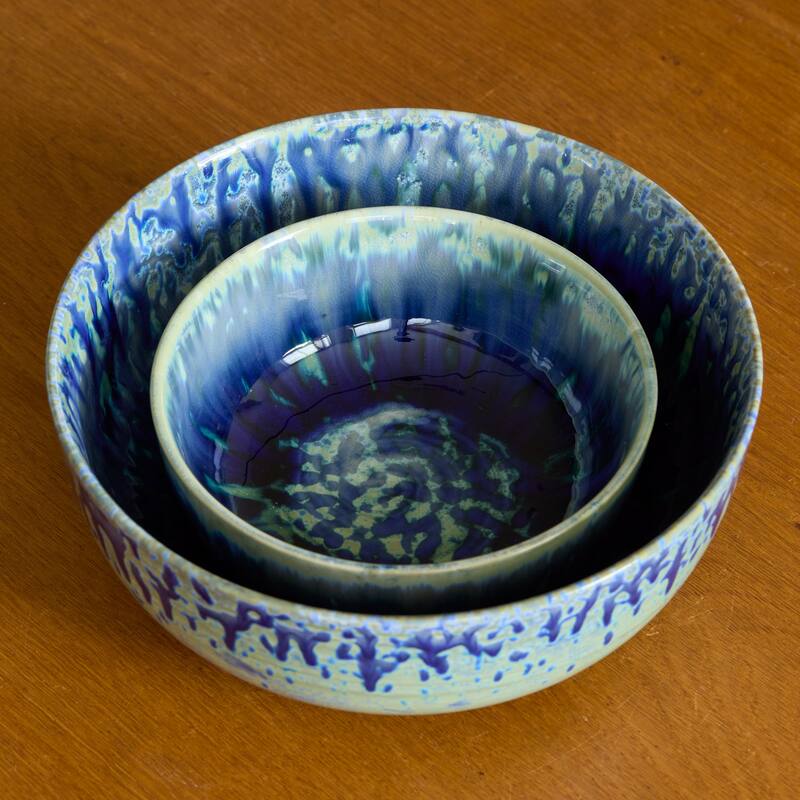 LEMIEUX ET CIE Hanami Stoneware Service Bowl Set