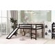 preview thumbnail 6 of 14, Stylish & Simple Twin Size Loft Bed with Slide, Sturdy Construction & Safety Guaranteed, Multifunctional Design, Espresso