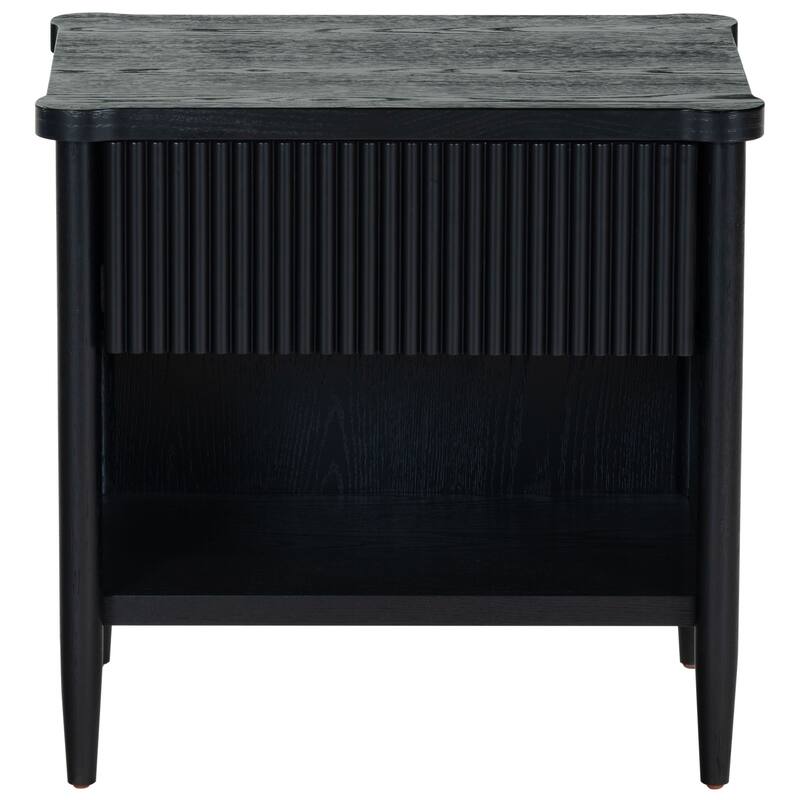 SAFAVIEH Couture Shelbie 1-Drawer Reeded Nightstand, Fully Assembled