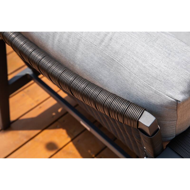 Laguna Outdoor Aluminum Lounge Chair with Sunbrella® Cushions