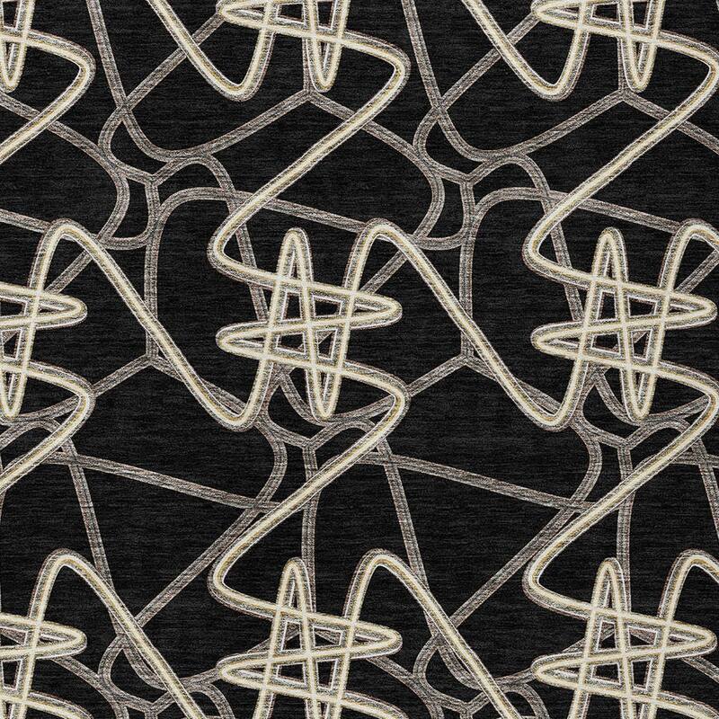 HomeRoots Geometric Contemporary Rectangle Outdoor Rug