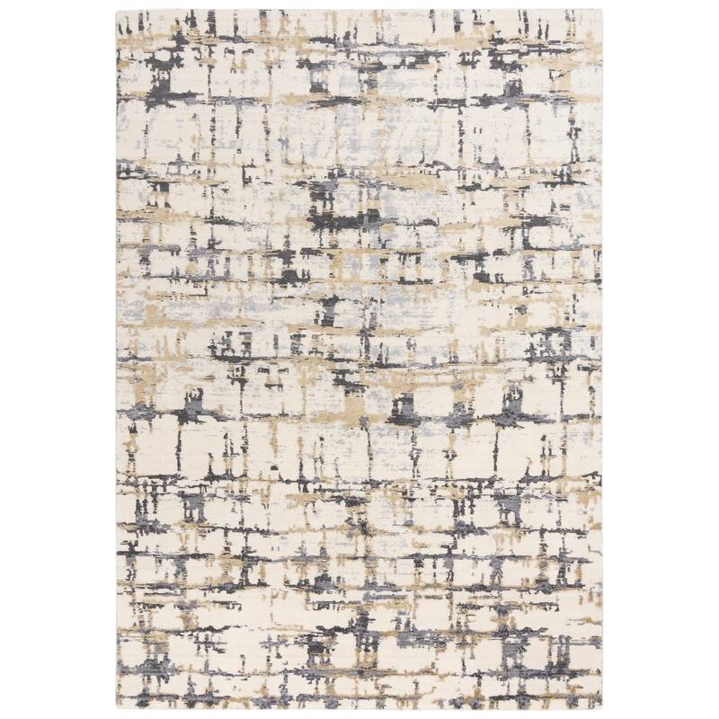 Alora Decor Belice Transitional Beige/Gray Wool/Tencel Blend Area Rug