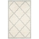 preview thumbnail 87 of 127, SAFAVIEH Amherst Irma Modern Rug 2'6" x 4' - Beige/Light Grey - Rectangle