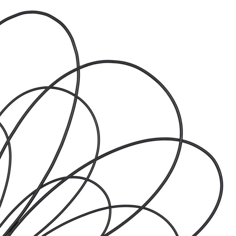 Black Metal 3D Wire Floral Home Wall Decor with Crystal Embellishments