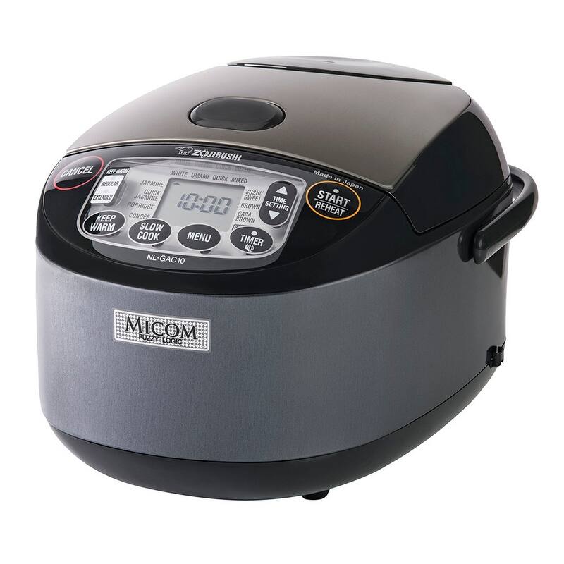 Umami Micom Rice Cooker & Warmer - 10 Cup - Black