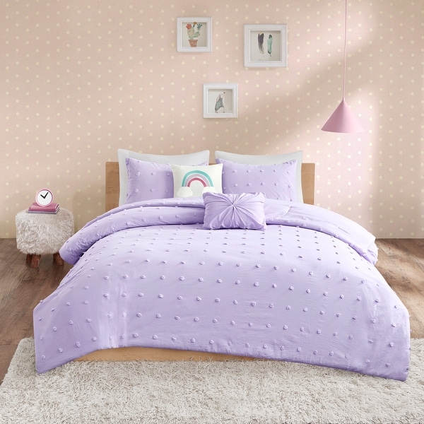 purple kids comforter