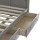 preview thumbnail 26 of 24, Twin Size Wooden Modern and Rustic Casual Style Daybed with 2 Large Drawers,Bed W/X Frame Design,for Apartment, Bedroom