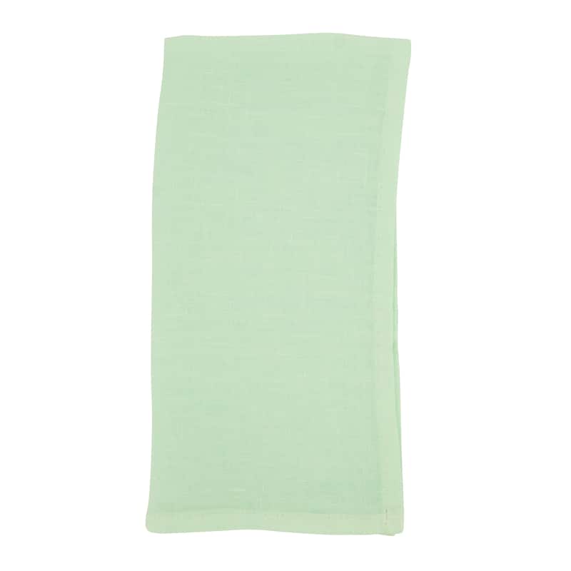 Luxe Linen Table Napkin (Set of 4) - Set of 4 - Pistachio.