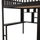 preview thumbnail 35 of 34, Full Size Solid Wood Frame Loft Bed with Bookshelf, Drawers, Desk and Wardrobe