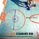 preview thumbnail 5 of 9, Orange Heavy Duty Q235 Wall Door Mounted Basketball Hoop with Nylon Net Perfect to Indoor or Outdoor Use