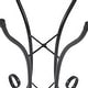 preview thumbnail 5 of 5, Glass Hummingbird Birdbath with Black Metal Stand