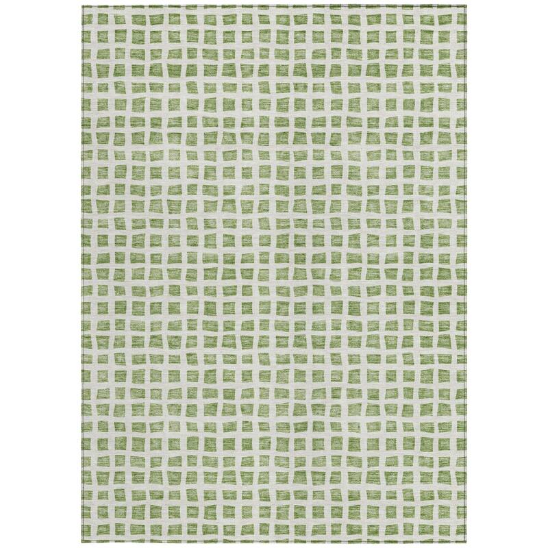 HomeRoots Geometric Transitional Rectangle Outdoor Rug