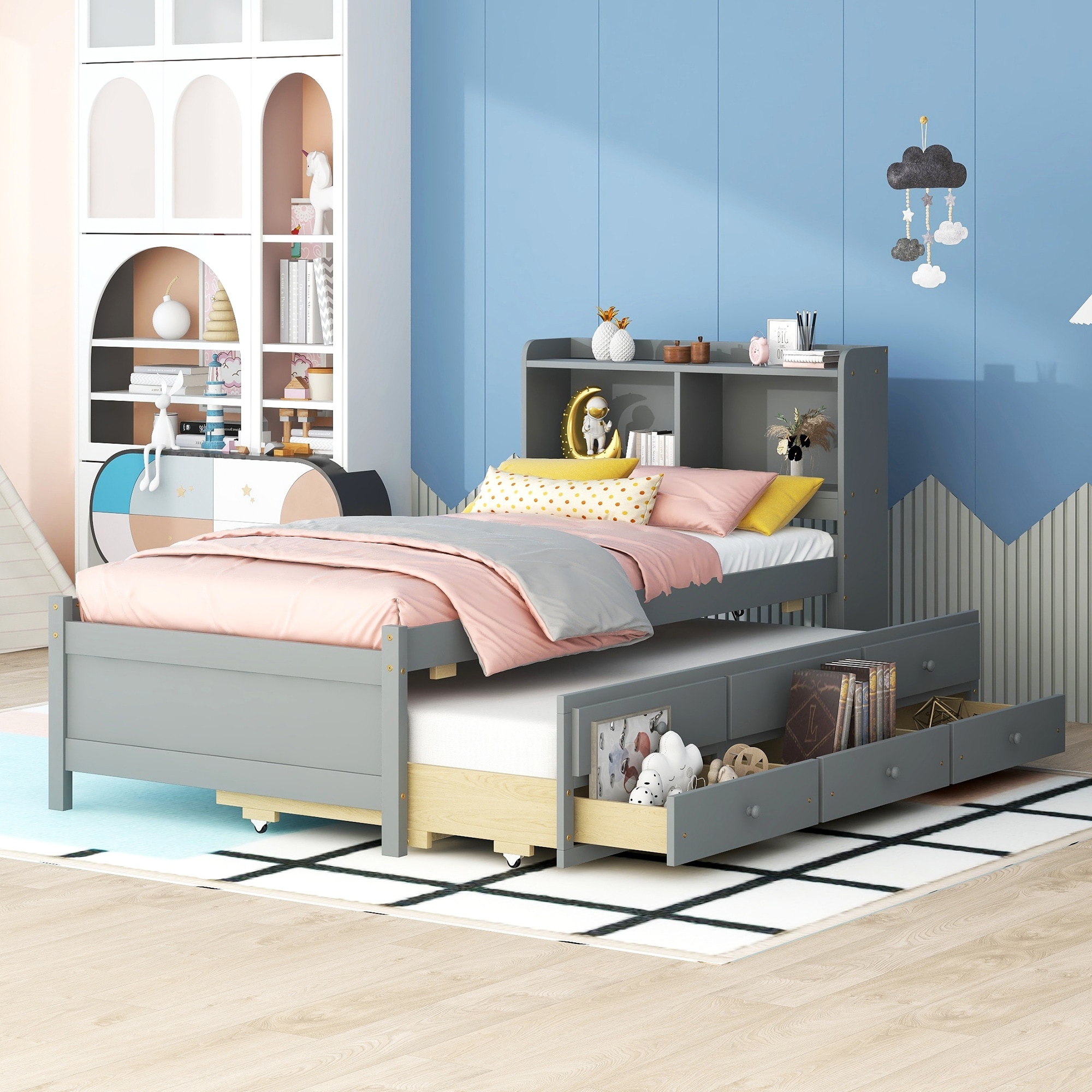Platform captains cheap bed twin